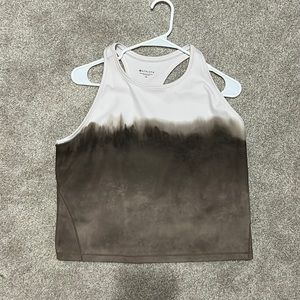 ATHLETA Shanti watercolor strip crop